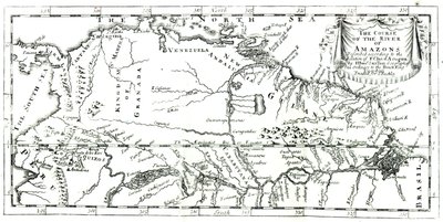 El Curso del Río Amazonas, 1698 de French School